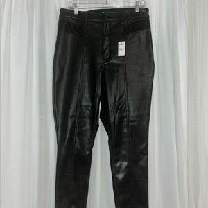 NWT Express Skinny Leather Jeggings